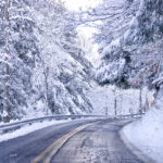 snowy road